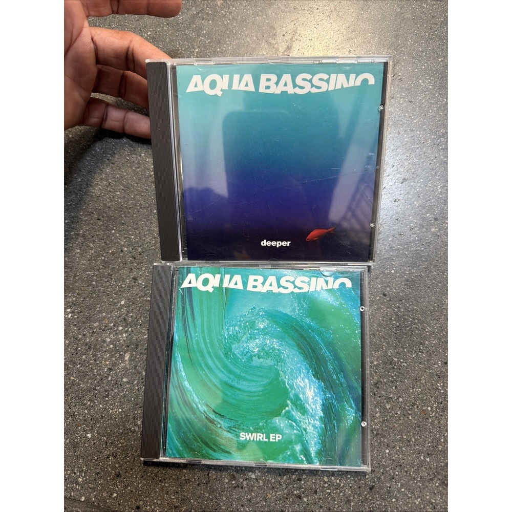 Aqua Bassino CD Bundle Deeper & Swirl EP Scratch Free